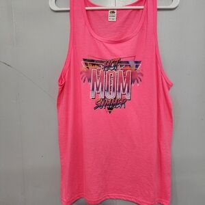 MOM SUMMER HOT PINK TANK size m